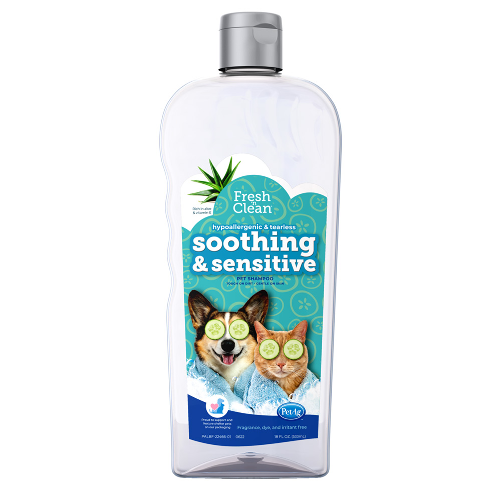 GG2105_Cats_Fresh N Clean Soothing & Sensitive Hypoallergenic Tearless Shampoo_532 mL