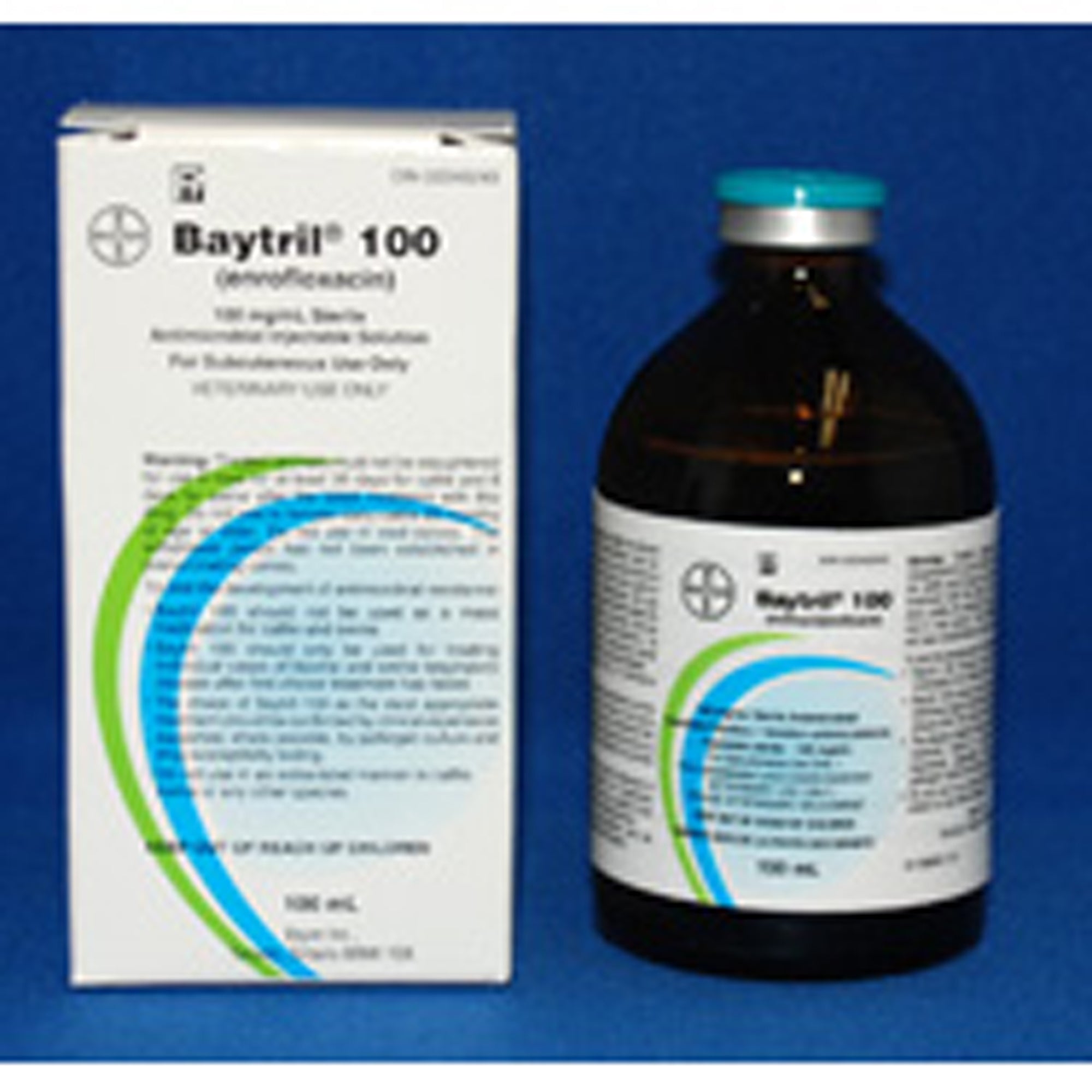 Baytril (enrofloxacin) Injectable 50 mg/mL - 50 mL