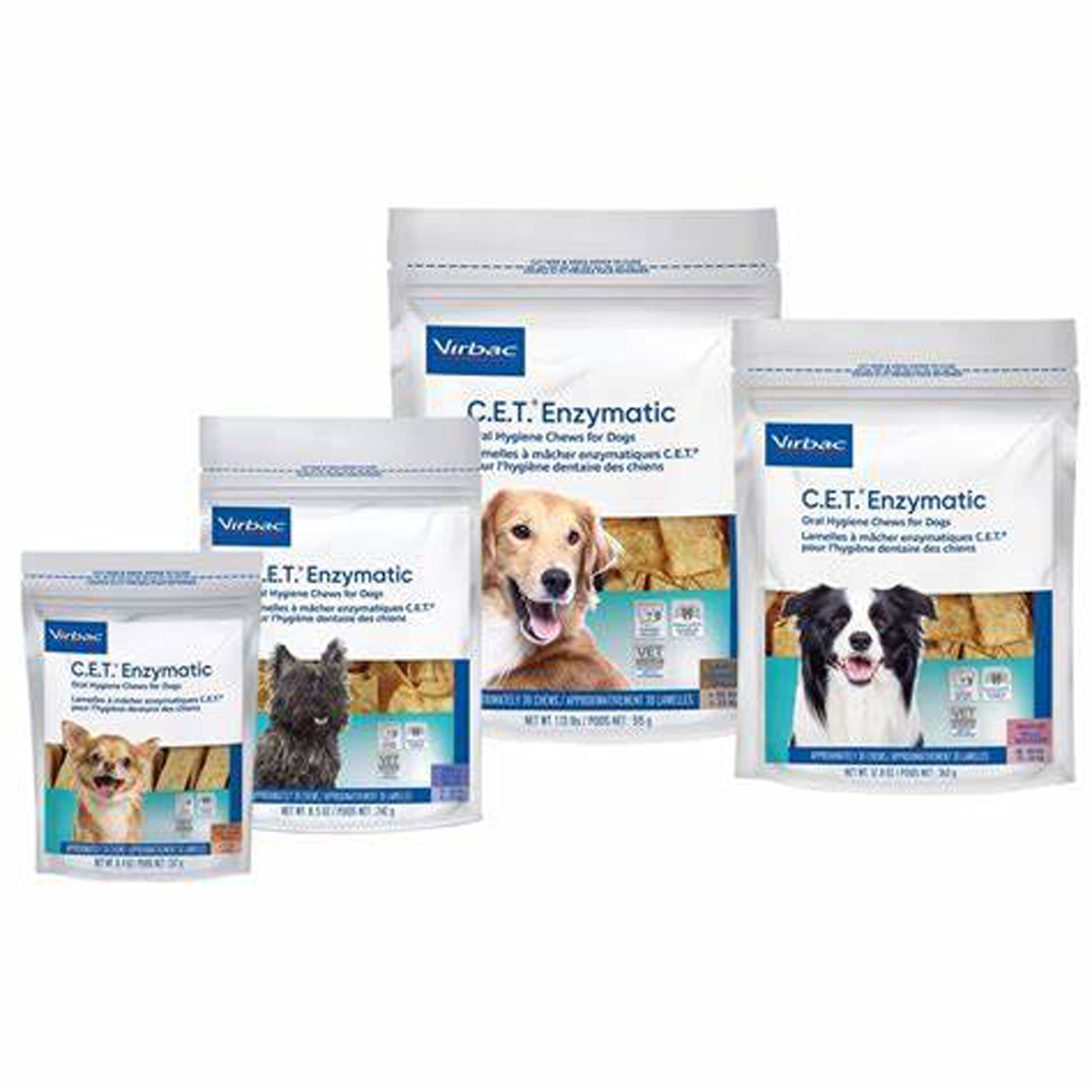 C.E.T Enzymatic Oral Hygiene Chews For Dogs 30 Count