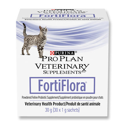 Pro Plan Veterinary Supplements FortiFlora Powdered Probiotic Supplement for Cats 30 Count