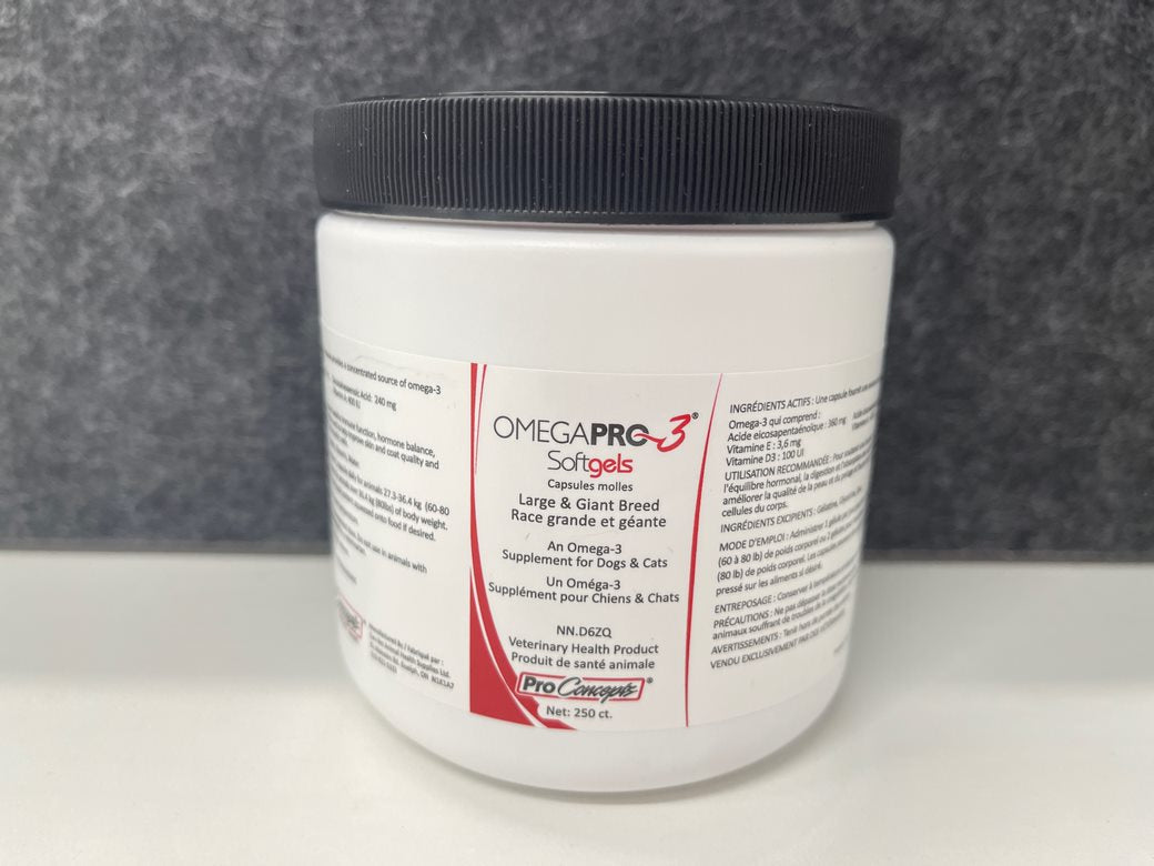 ProConcepts OmegaPro-3 Softgels Large Breed (600 mg) - 90 Count