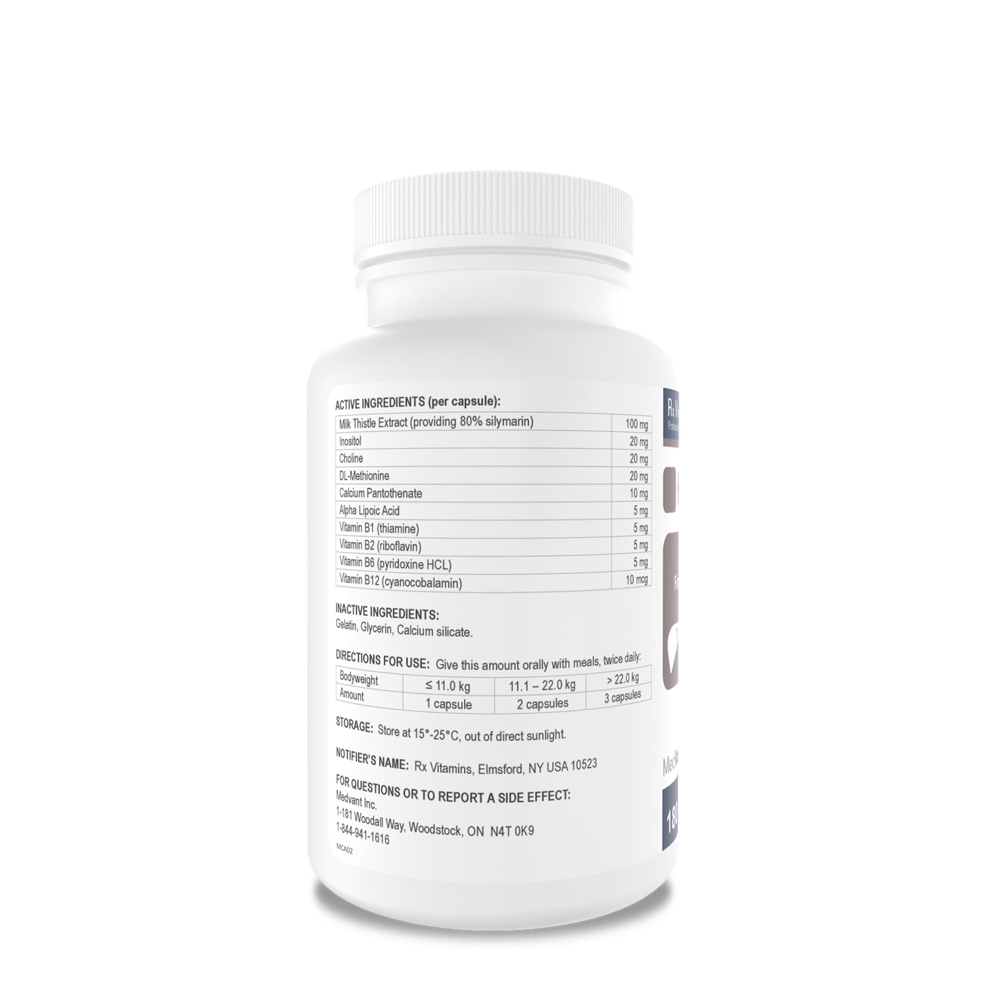 Rx Vitamins Hepato Support Capsules