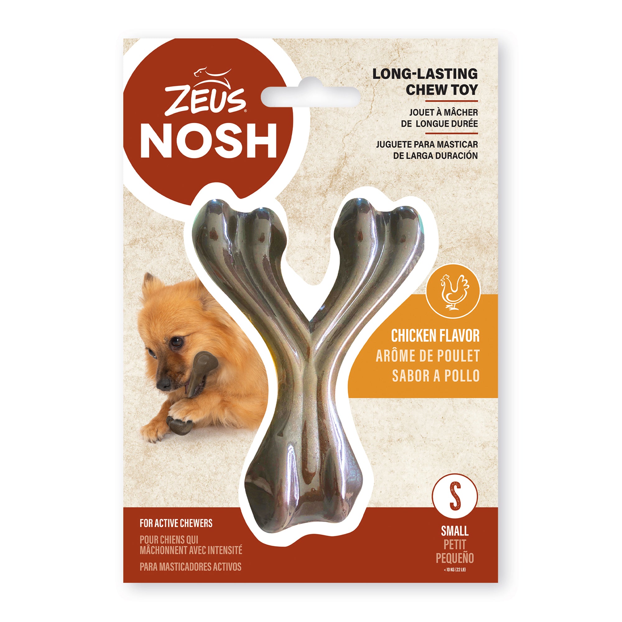 Zeus Nosh Wishbone Chew Toy for Dogs