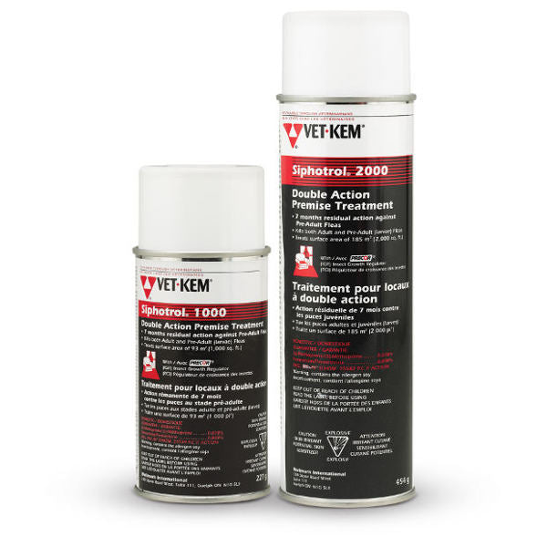 Vet-Kem Siphotrol 1000 Double Action Premise Flea Prevention Spray