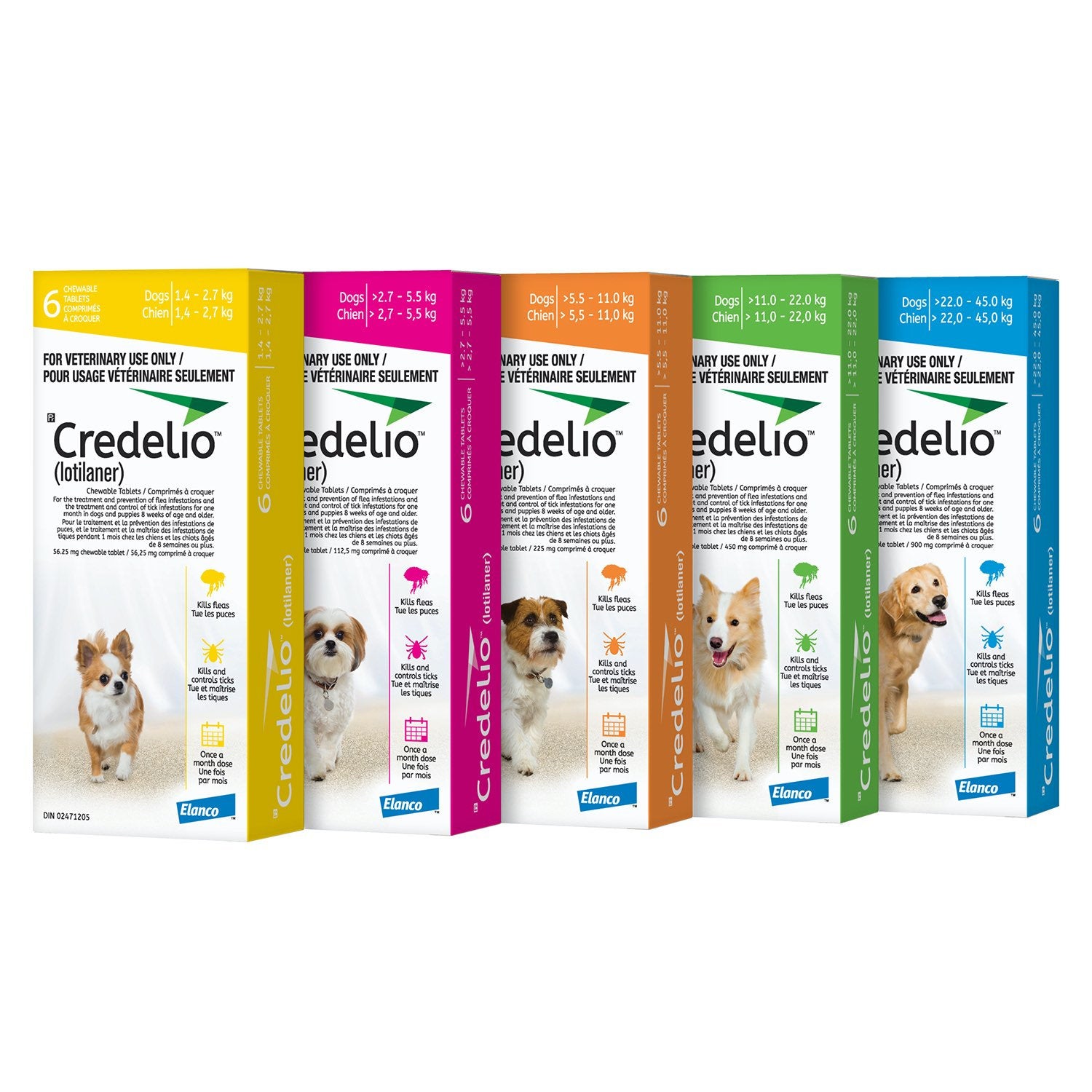 Credelio (lotilaner) Chewable Tablet For Dogs 11 To 22 Kg (Green)