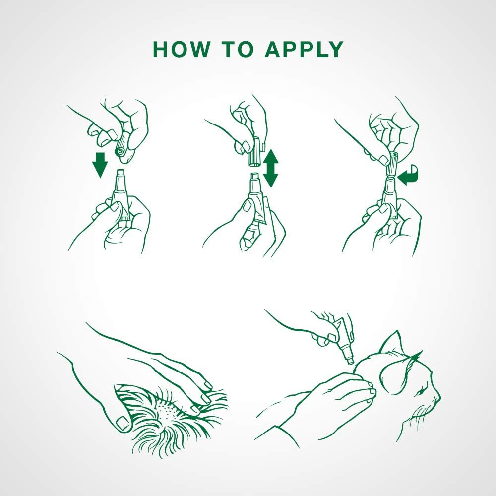 Advantage II Flea Treatment For Kittens 2.3 Kg & Under (Aquamarine) - 4 Dose