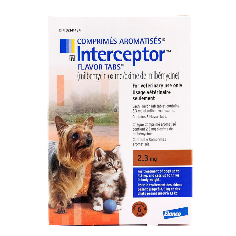 Interceptor Flavoured Parasiticide For Dogs Tablet - (Green) 5 to 11 Kg