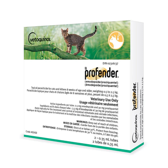 Profender Topical Solution For Cats 0.5 To 2.5 Kg (Green)