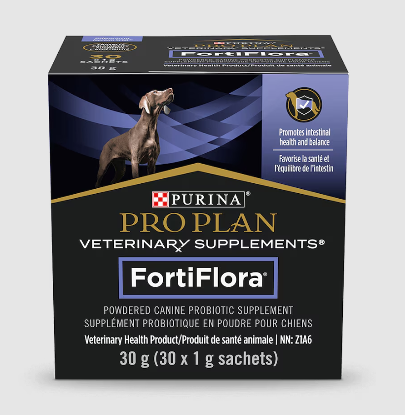 Pro Plan Veterinary Supplements FortiFlora Powdered Probiotic Supplement for Dogs