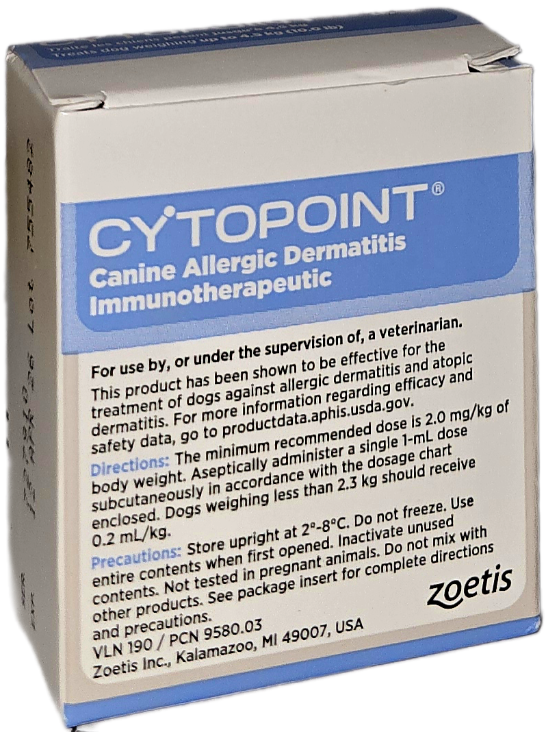 Cytopoint (lokivetmab) 10 mg/mL Injectable