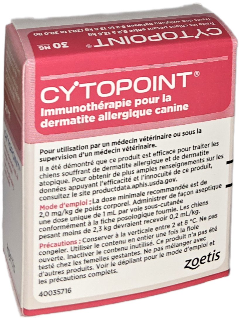 Cytopoint (lokivetmab) 30 mg/mL Injectable