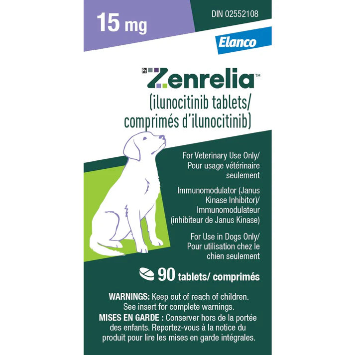 Zenrelia (Ilunocitinib) Allergy Relief Tablets for Dogs
