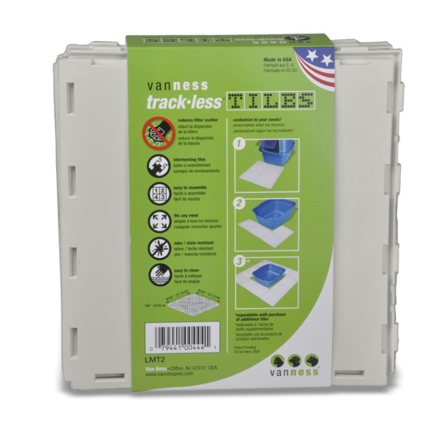 VAN NESS Trackless Litter Mat Tiles