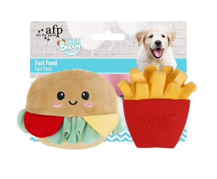 All For Paws Little Buddy Dog Toy Fast Food