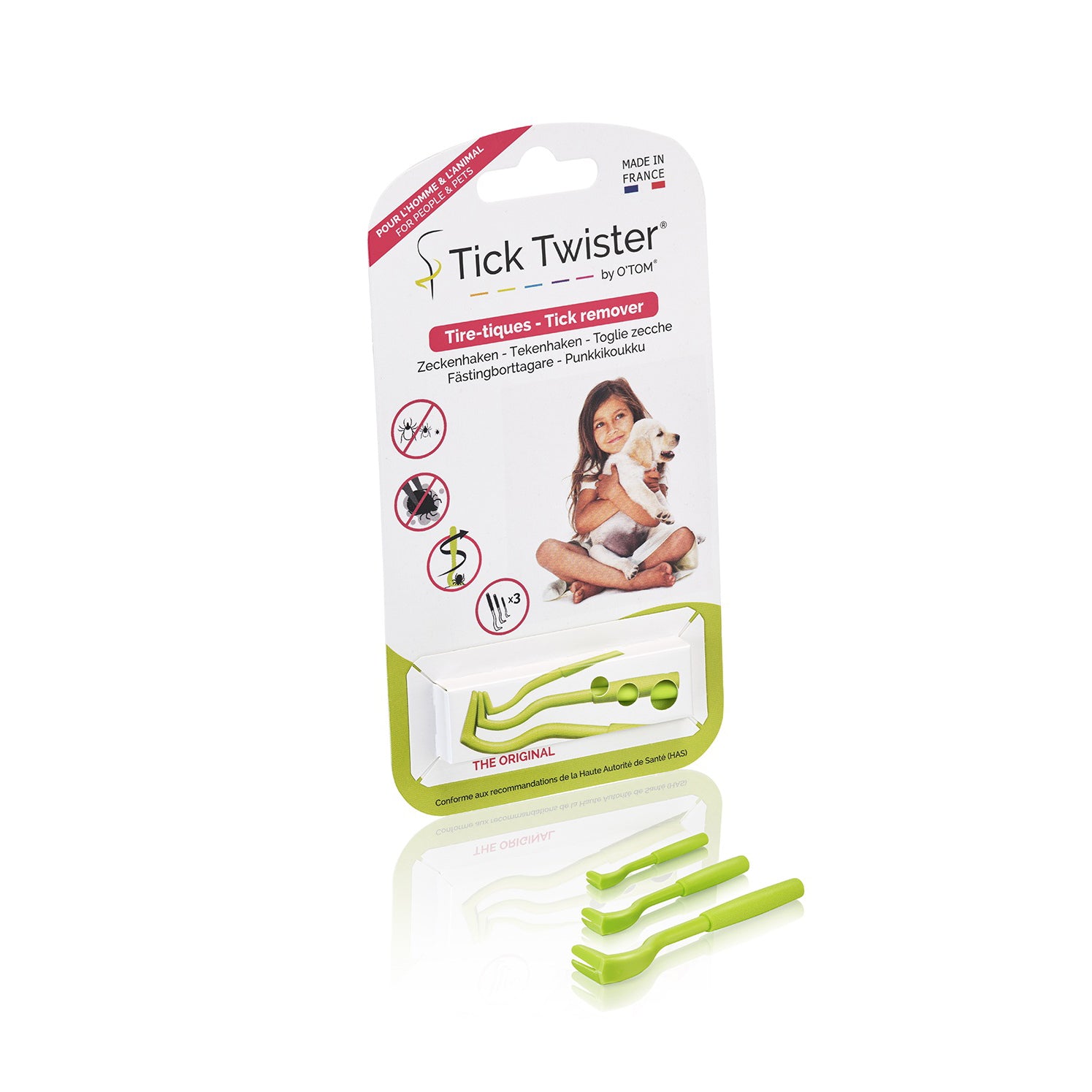 O'Tom Tick Twister Tick Remover Set Of Three