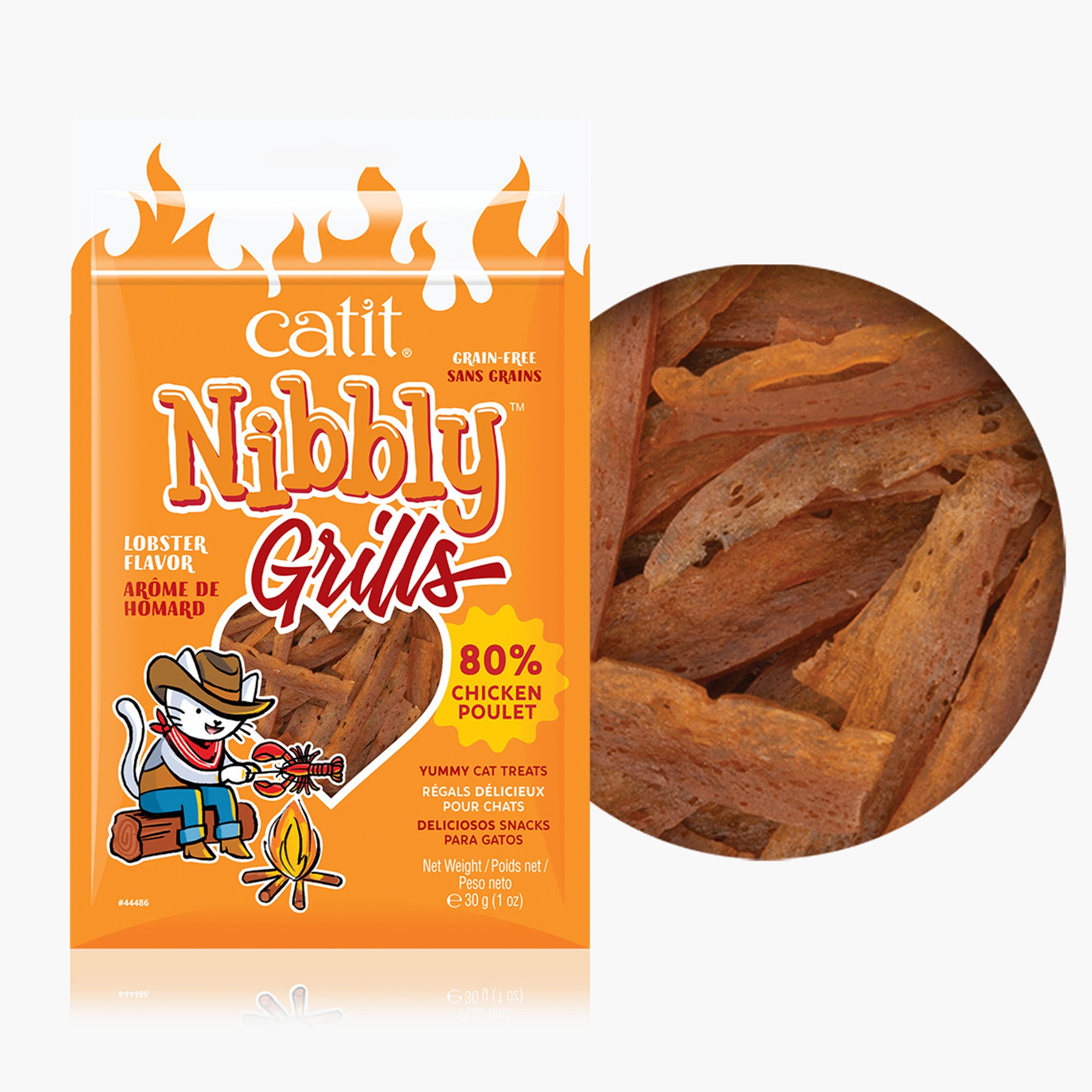 Catit Nibbly Grills For Cats Chicken & Lobster