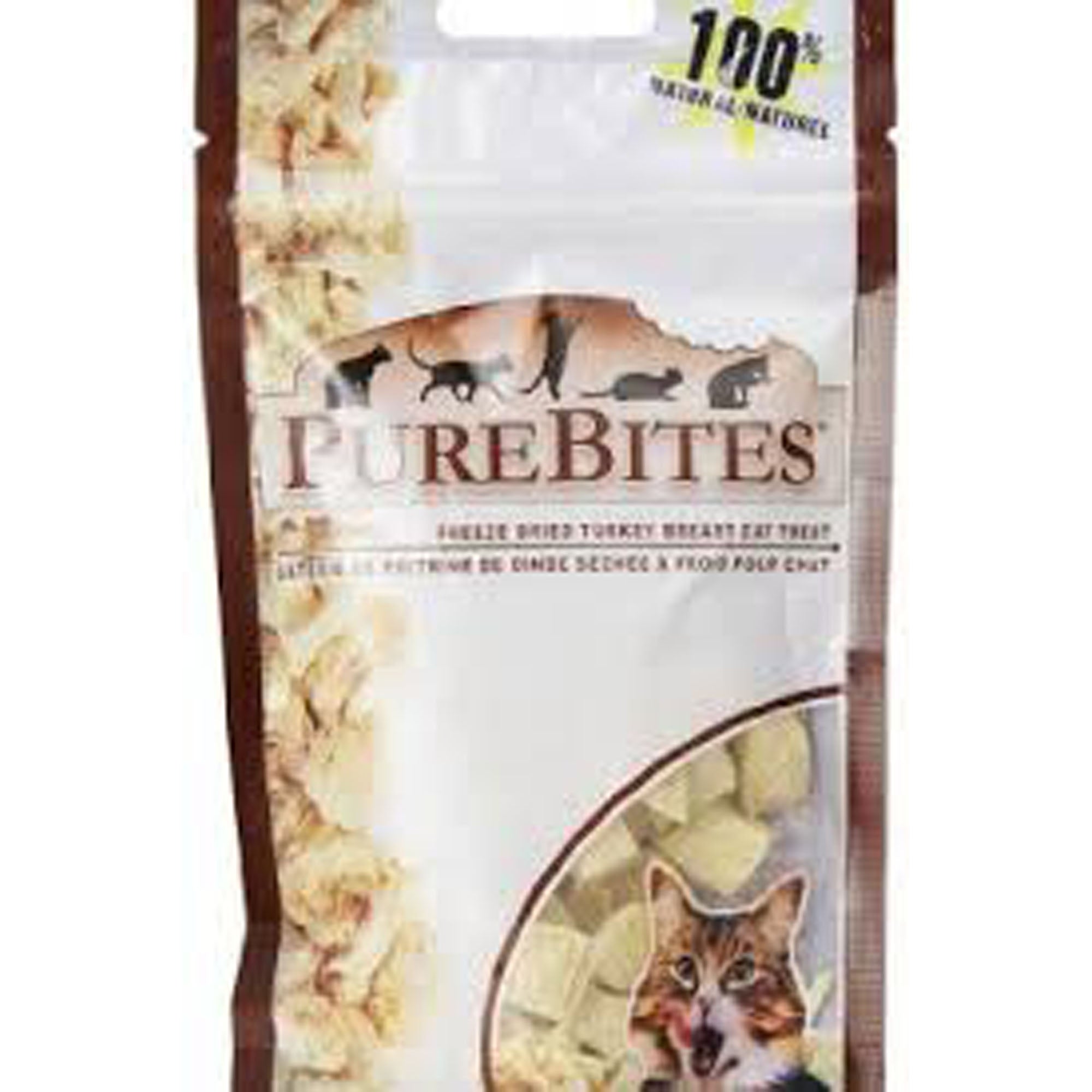 PureBites Freeze Dried Treats For Cats Turkey - 14 g