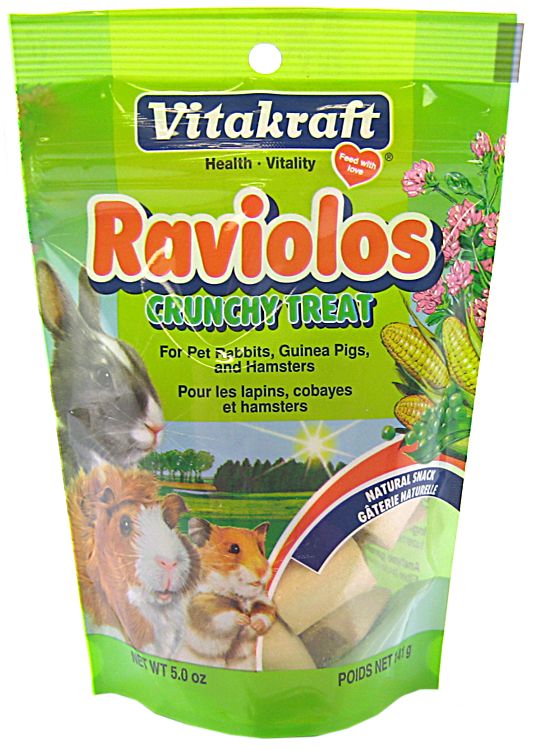 Raviolos Vegetable Crunchy Treat For Rabbits, Guinea Pigs & Hamsters