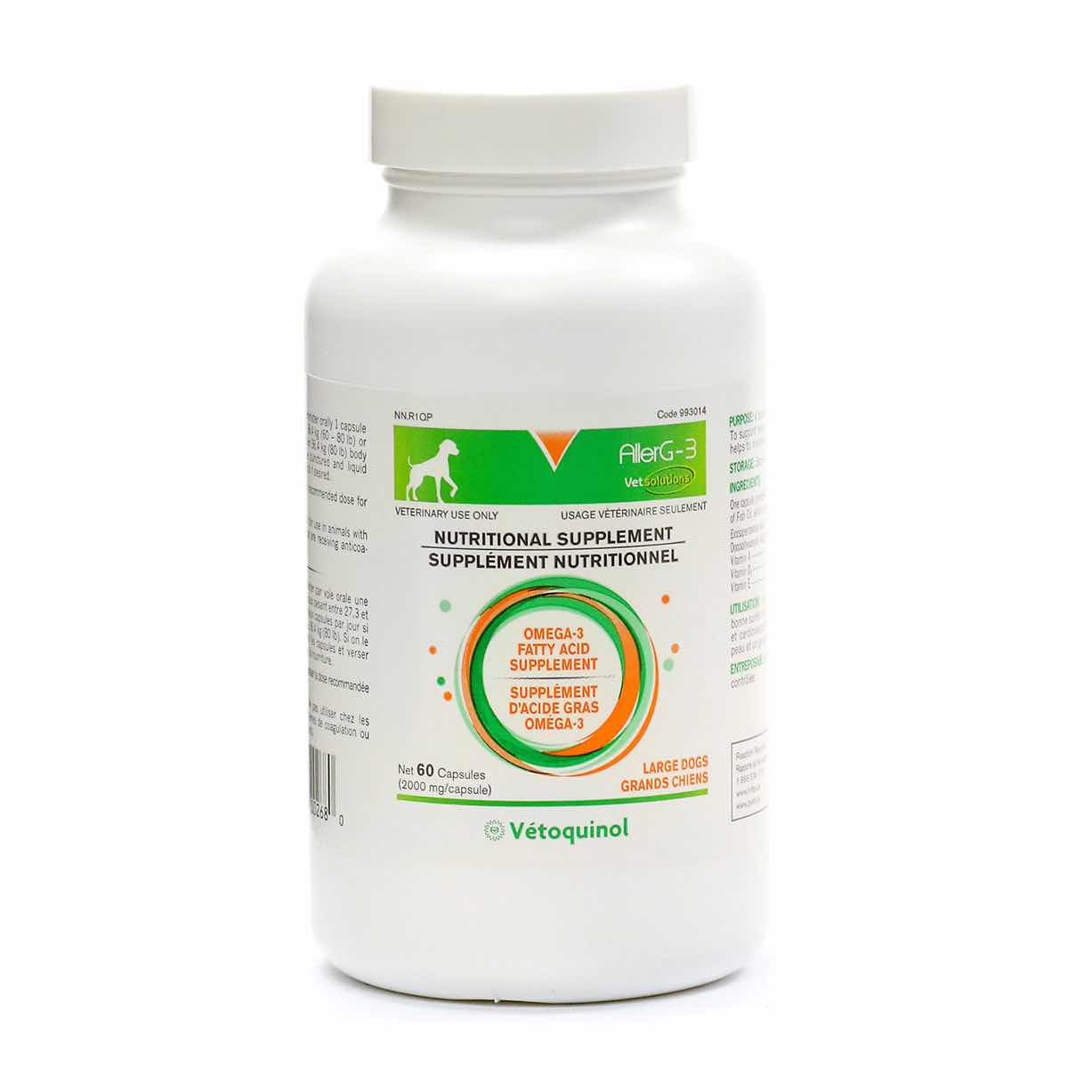 AllerG-3 Omega-3 Capsule Supplement For Large Dogs