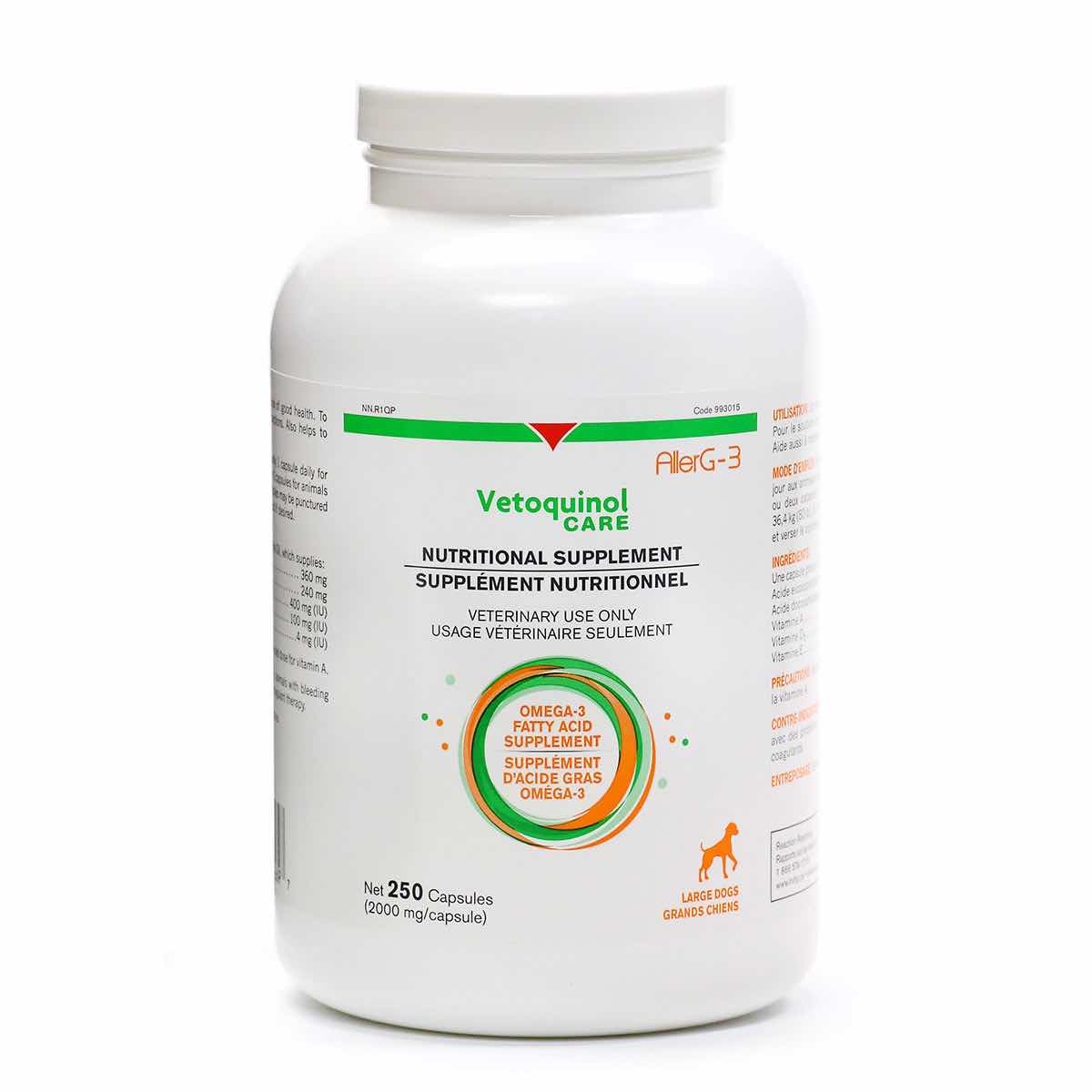 AllerG-3 Omega-3 Capsule Supplement For Large Dogs