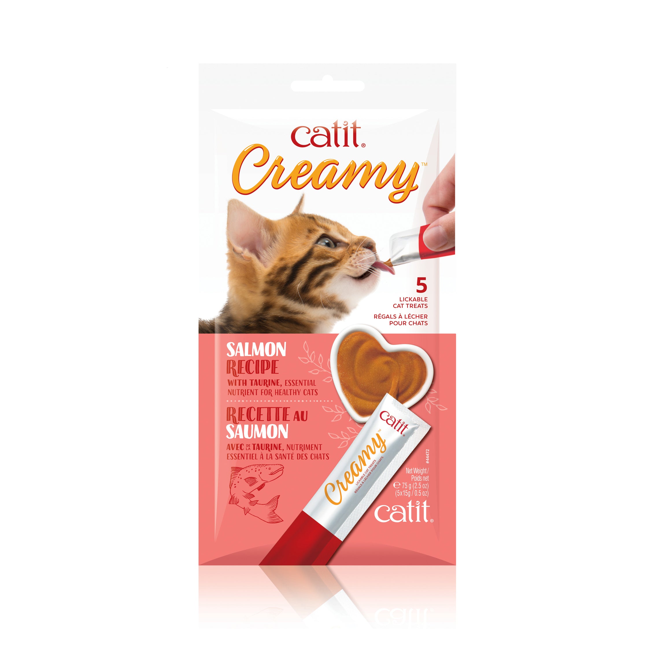 Catit Creamy Lickable Cat Treats Salmon