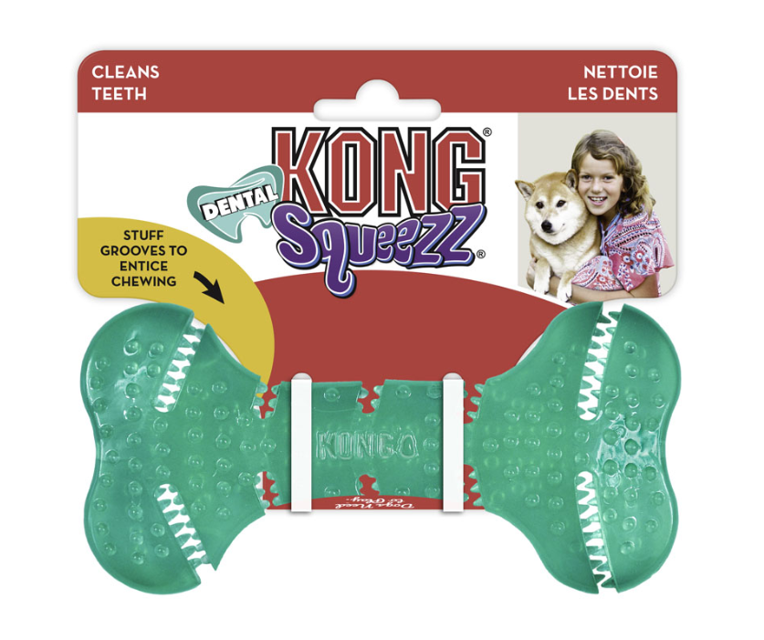 KONG Squeezz Dental Bone