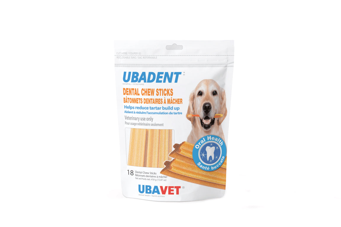 UbaDent Dental Chew Sticks 18 Count