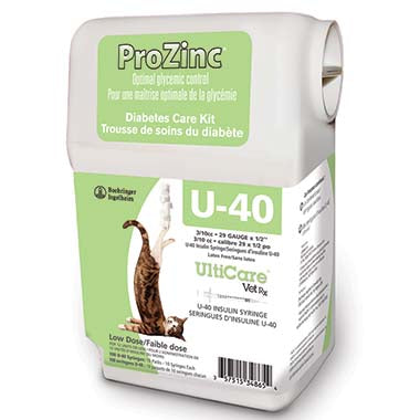 ProZinc UltiCare Care Kit Dispenser & U-40 Insulin Syringes 29G x 1/2 Inch 100 Pack