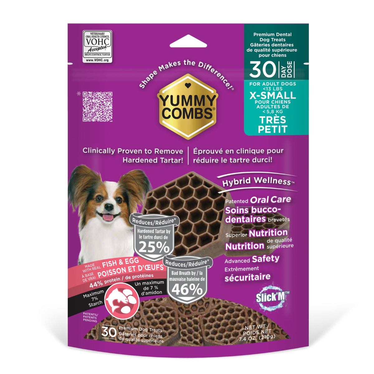 Yummy Combs Fish & Egg Flavoured Flossing Dental Treats