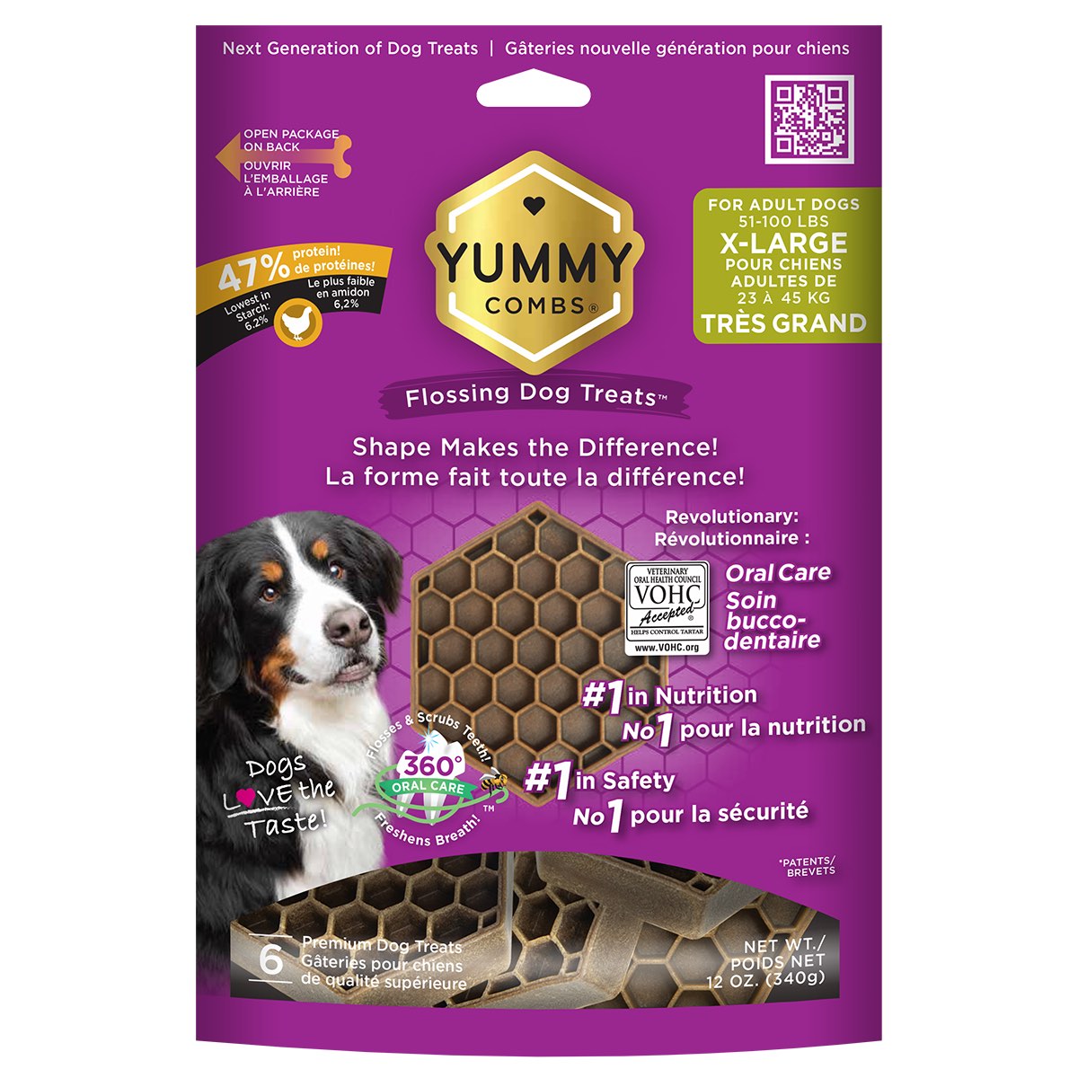 Yummy Combs Fish & Egg Flavoured Flossing Dental Treats