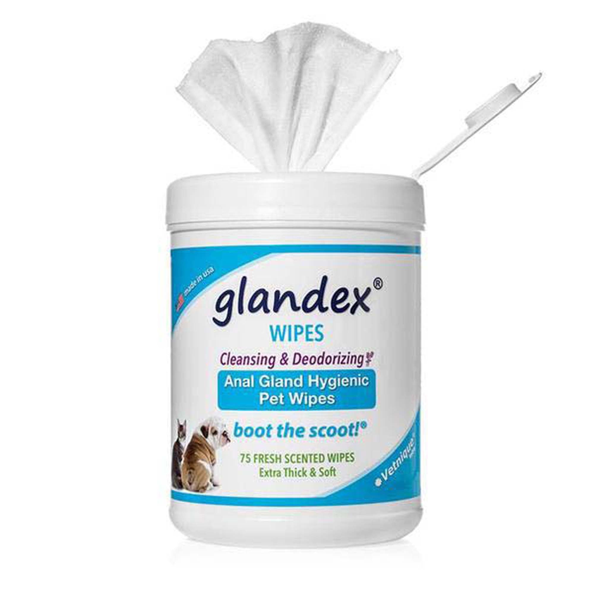 Glandex Rear End Anal Gland Wipes