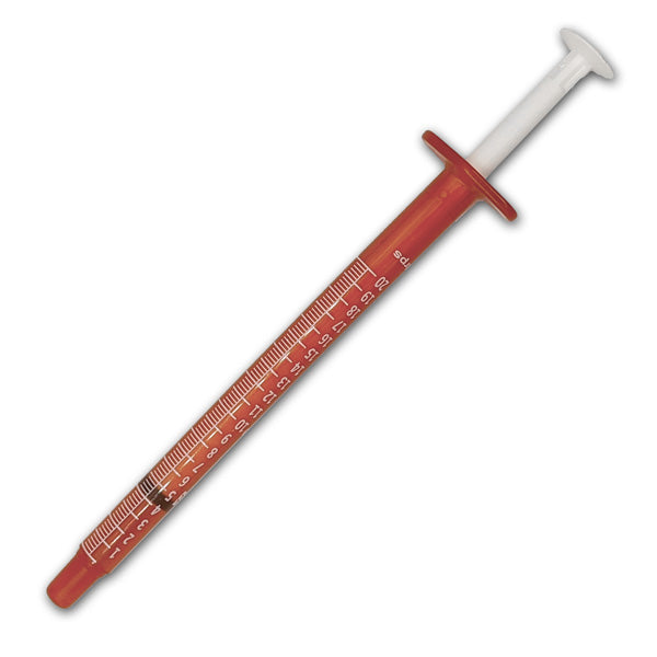 Medisca Precise Dose Dispenser Amber Coloured Syringe