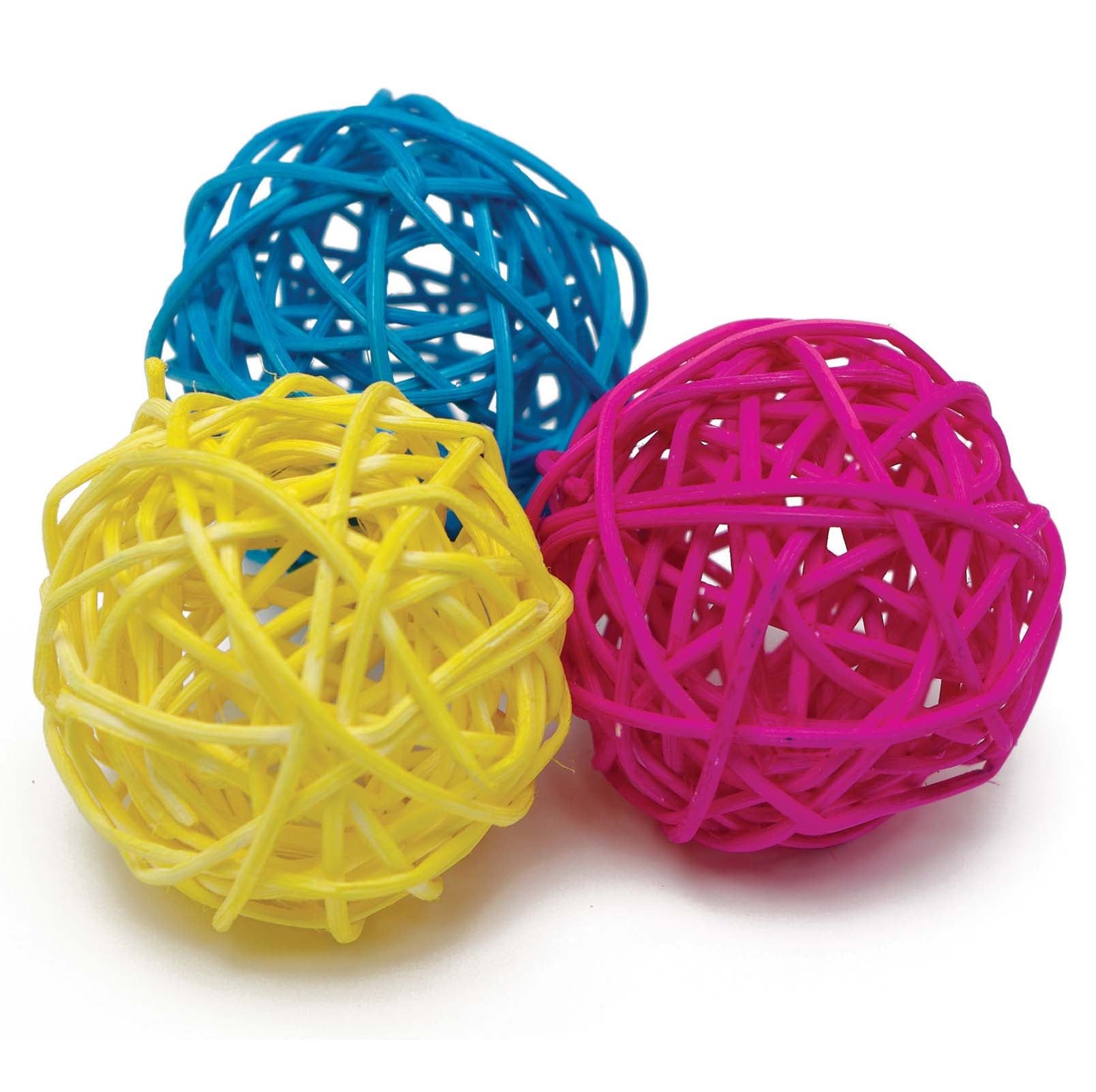 Living World Willow Chew Balls For Small Pets Set Of 3 - %Single%