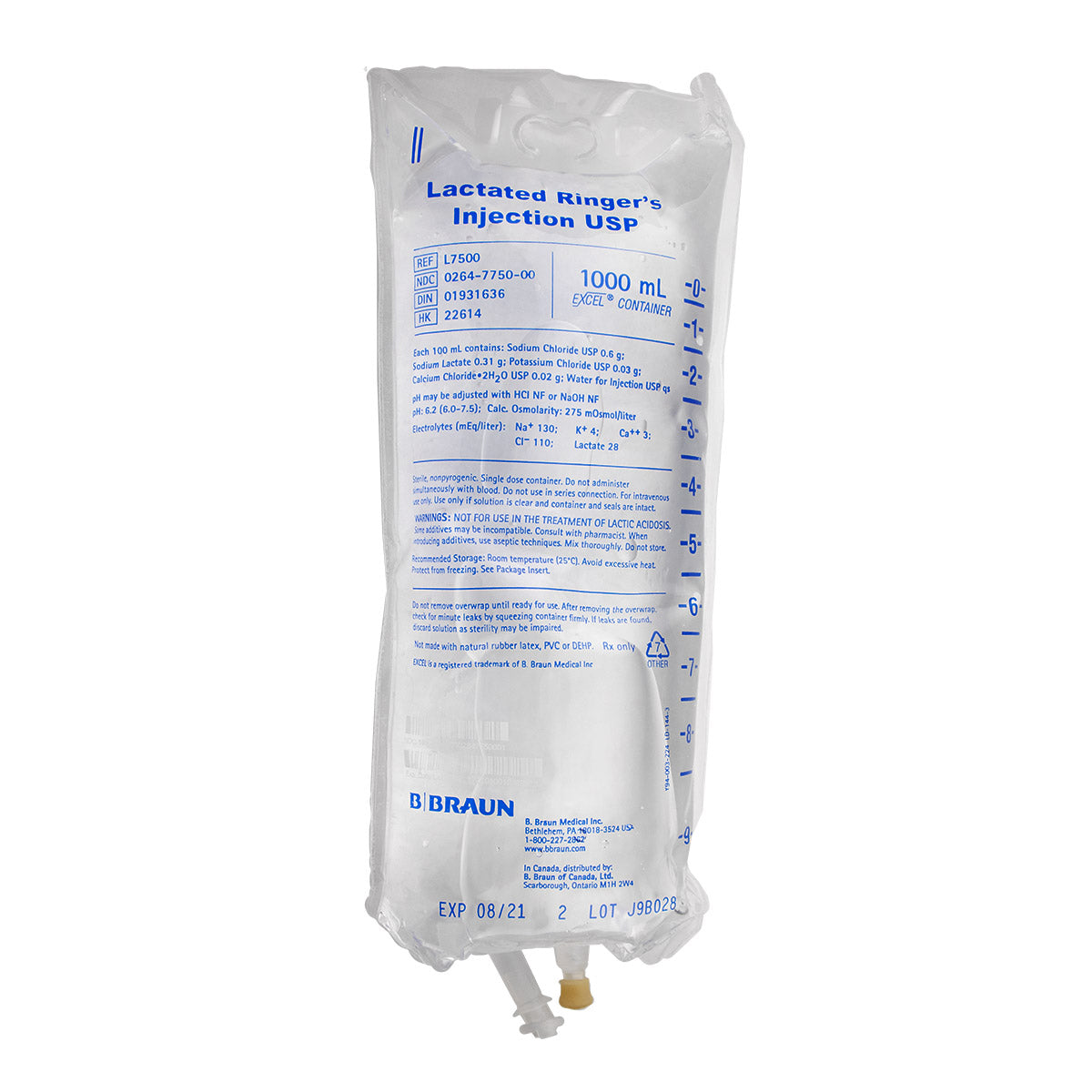 Braun Lactated Ringer's Solution Injection