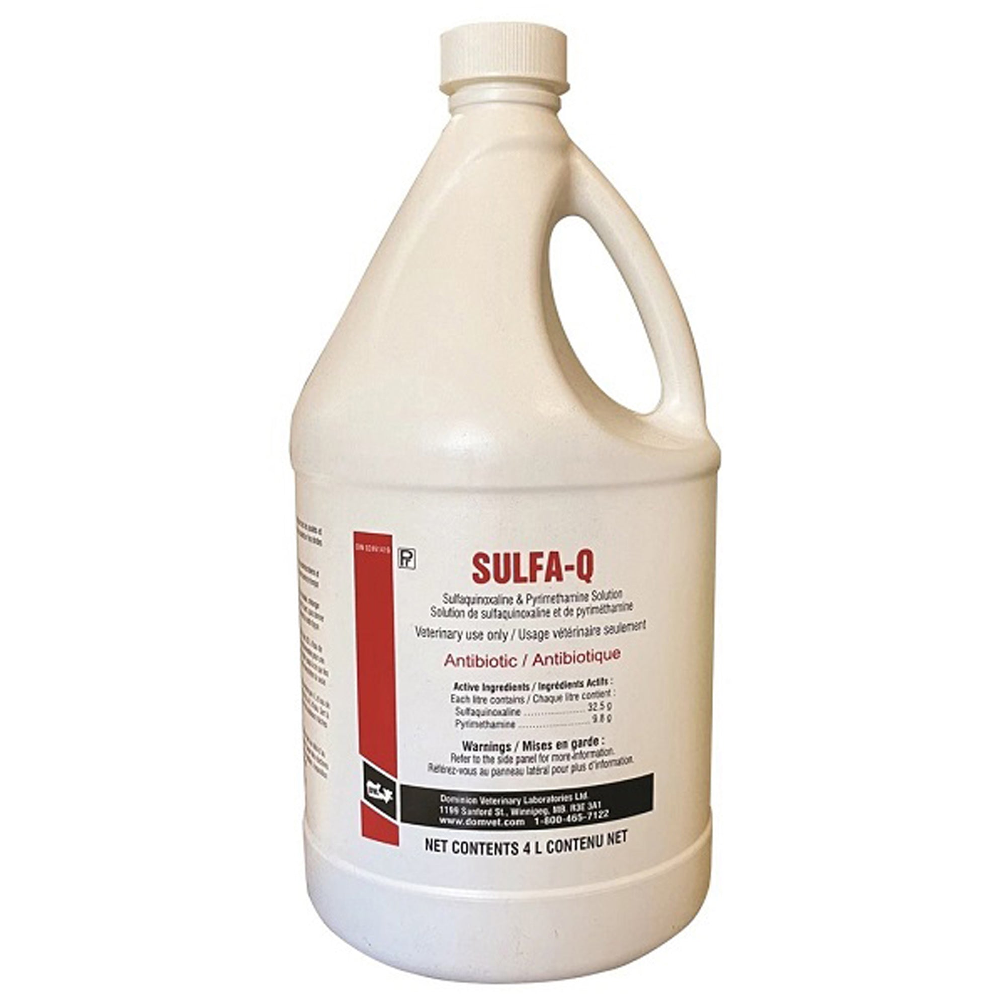 Sulfa-Q (sulfaquinoxaline & pyrimethamine) Solution