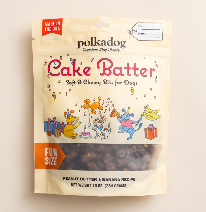 Polkadog Cake Batter Dog Treats
