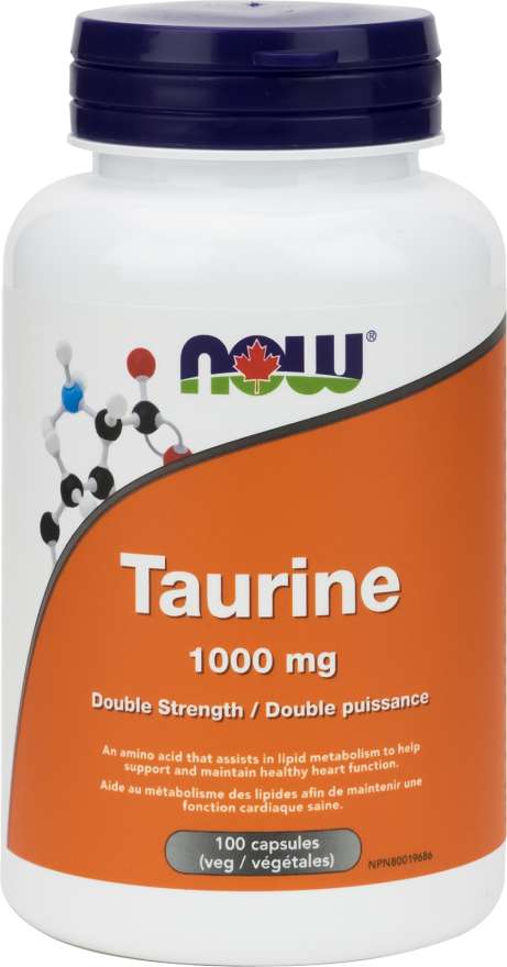 Taurine Supplement Capsules 1000 mg - 250 Capsules