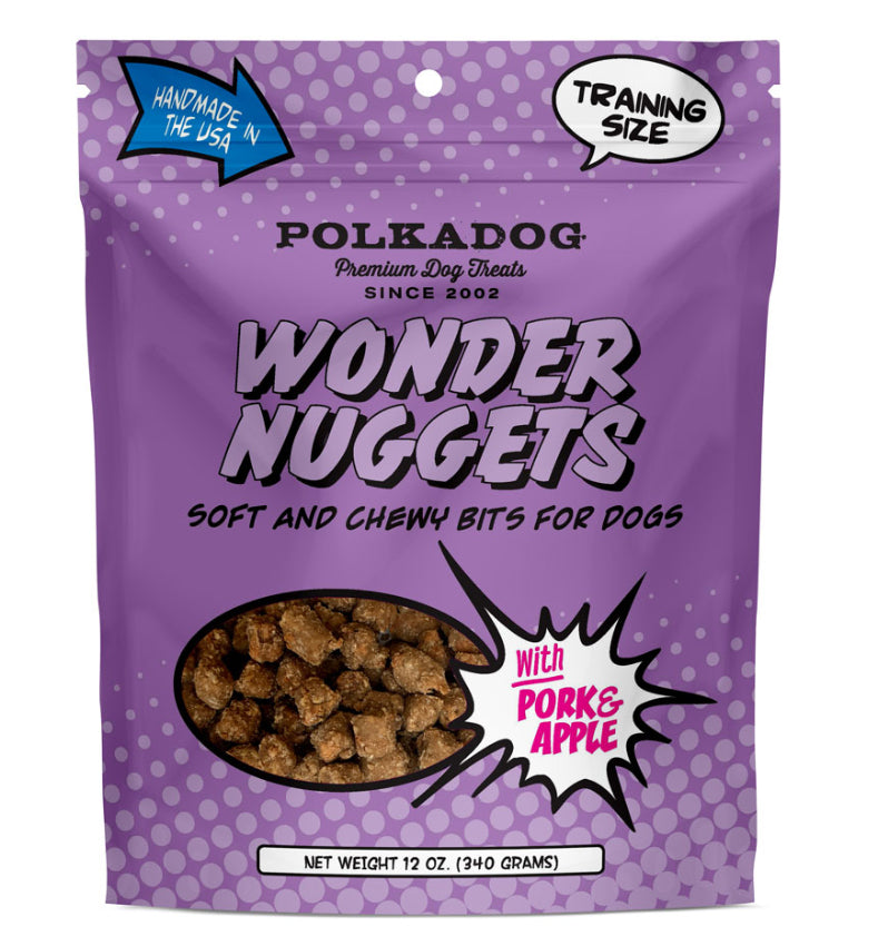 Polkadog Wonder Nuggets Pork & Apple Soft Chews For Dogs