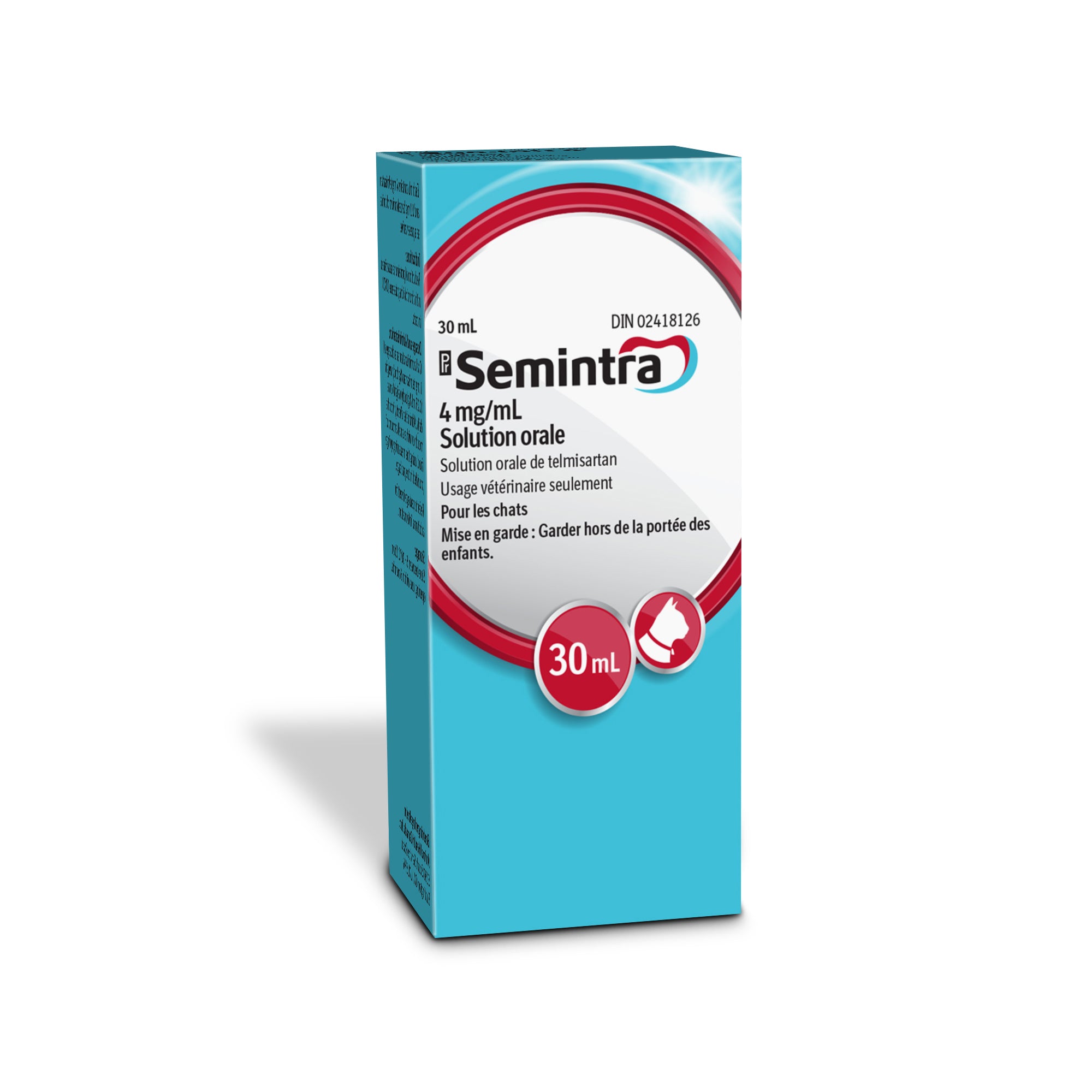Semintra (telmisartan) 4 mg/mL Oral Solution