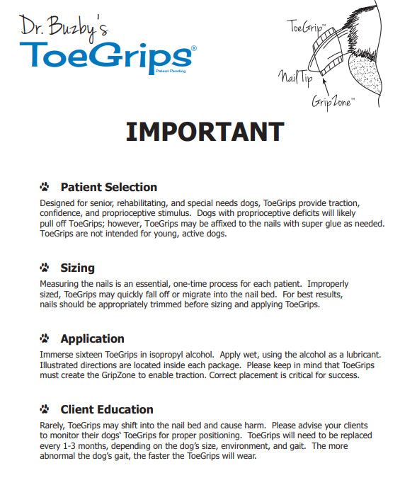 ToeGrips Dog Nail Grips