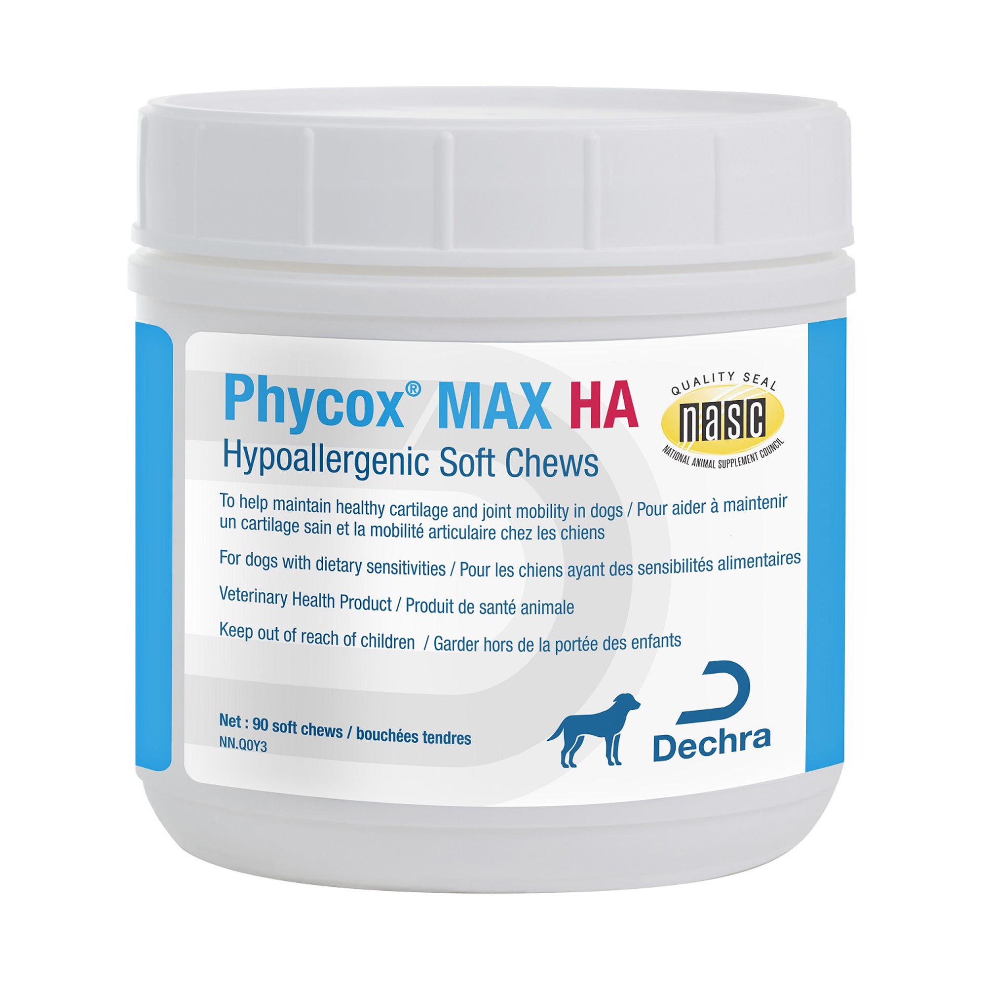 Phycox MAX HA Joint Supplement Hypoallergenic Soft Chews 90 Count