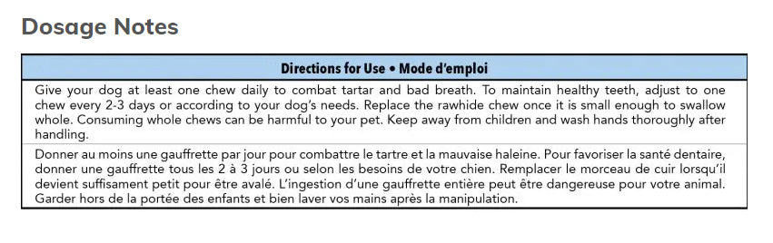 UbaVet UbaDent Enzymatic Dental Chews For Dogs