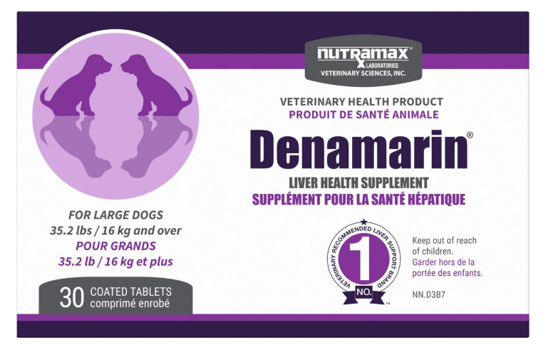 Denamarin Liver Health Supplement Chewable Tablets For Large Dogs