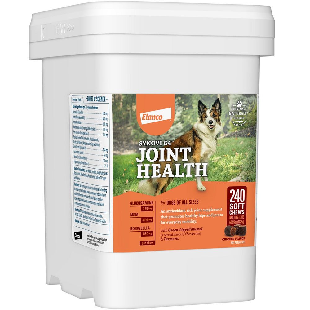 Synovi G4 Joint Supplement Chews For Dogs - 120 Chews