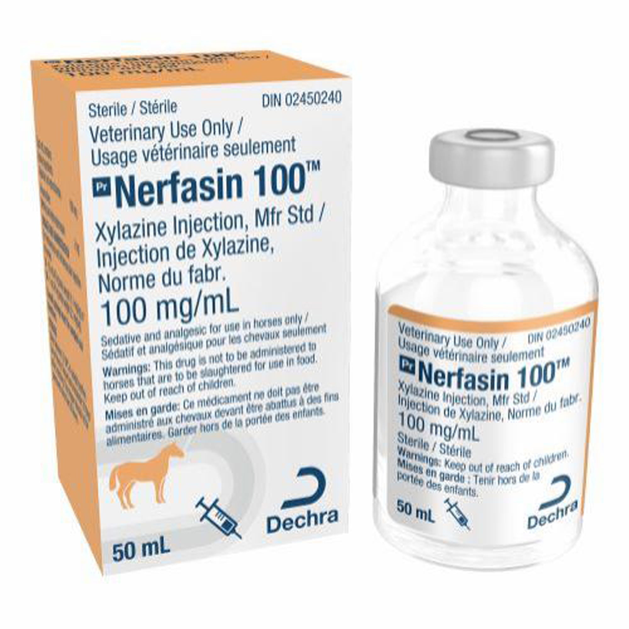 Nerfasin 100 (xylazine) 100 mg/mL Injectable