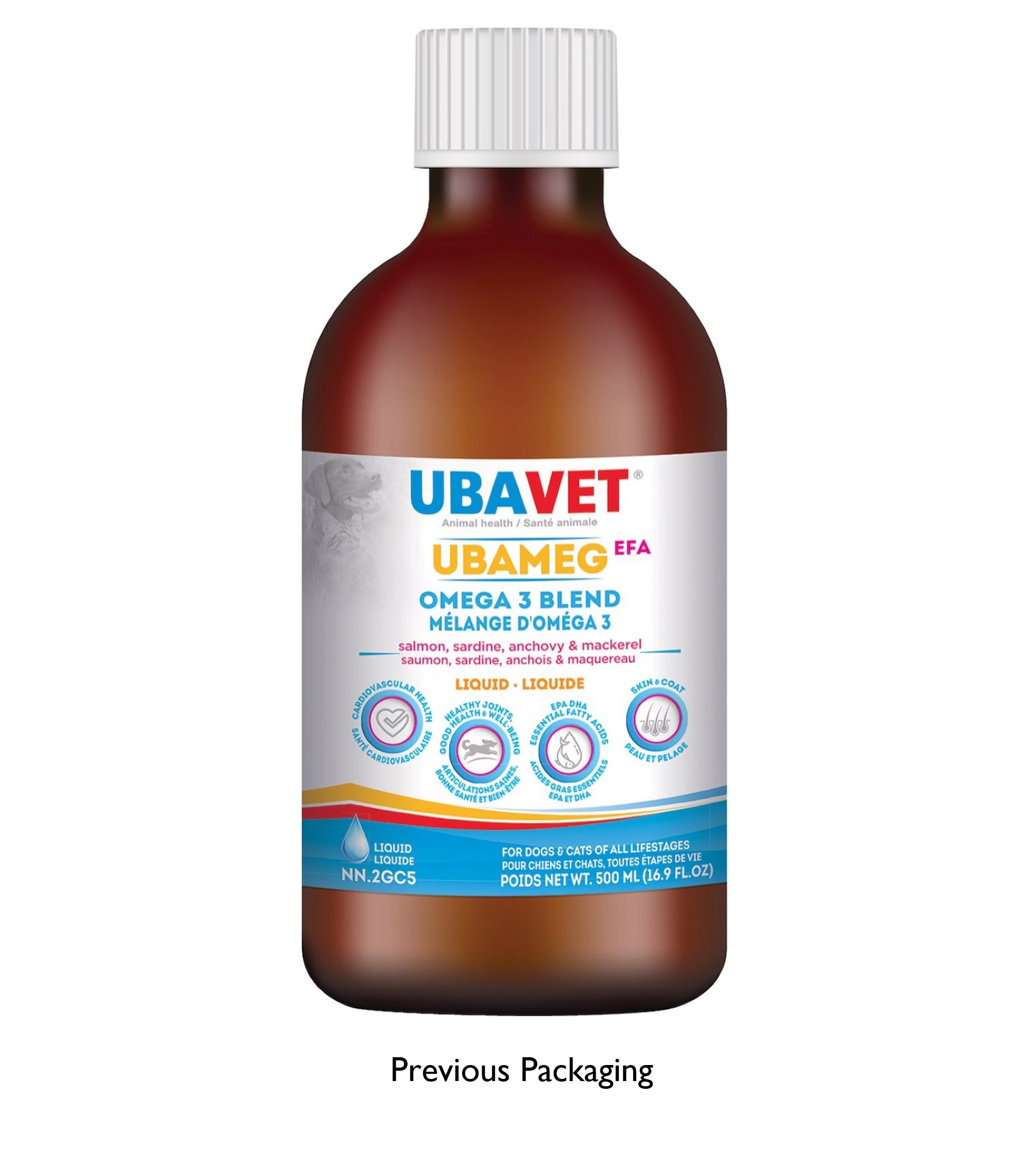 UbaVet UbaMeg EFA Omega-3 Four Blend Liquid