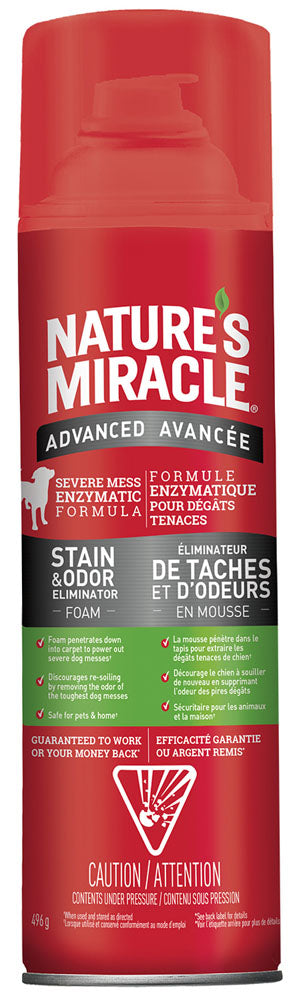 Nature's Miracle Advanced Stain & Odour Foam For Dogs