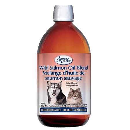 Omega Alpha Wild Salmon Oil Blend Supplement For Dogs