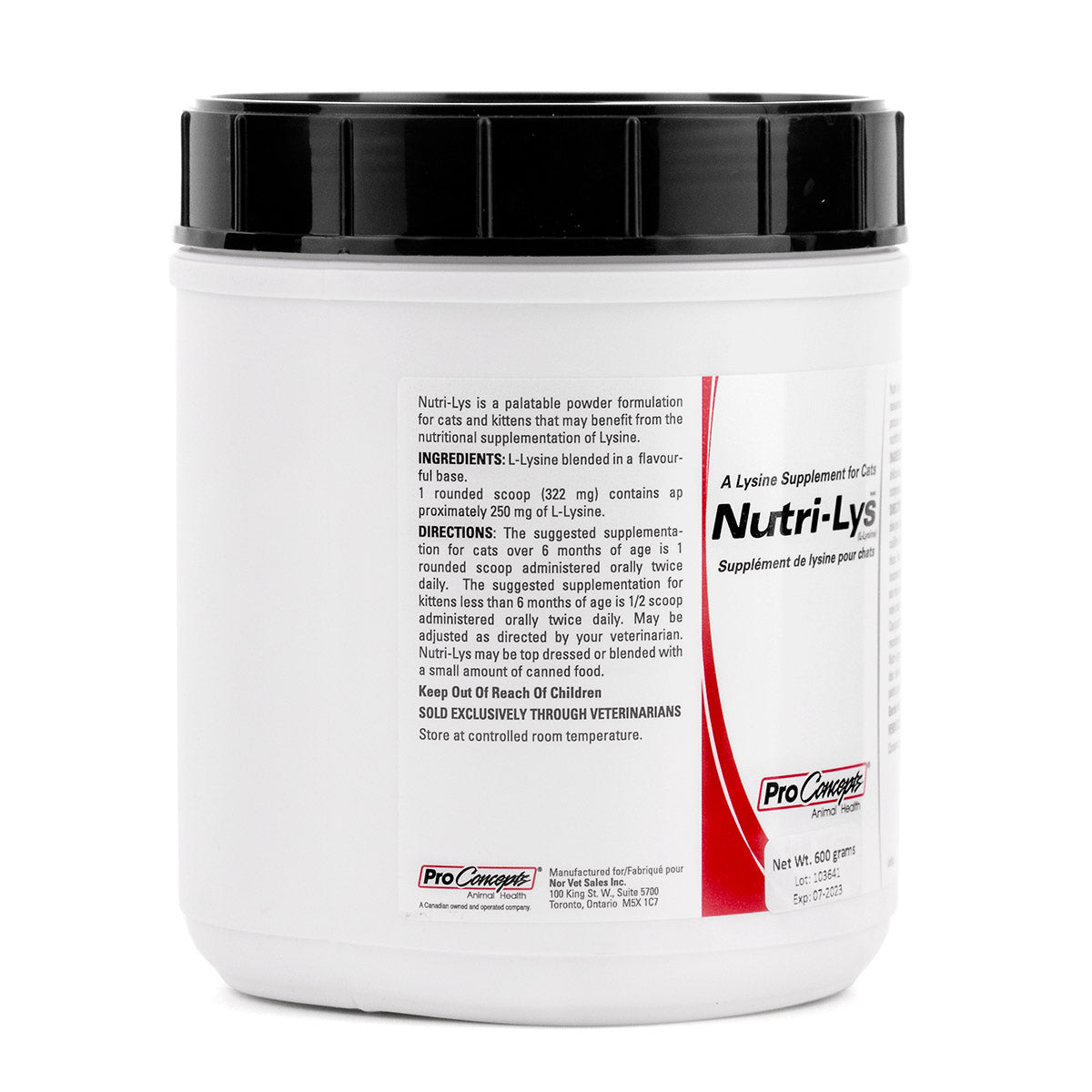 Nutri-Lys Lysine Nutritional Supplement Powder