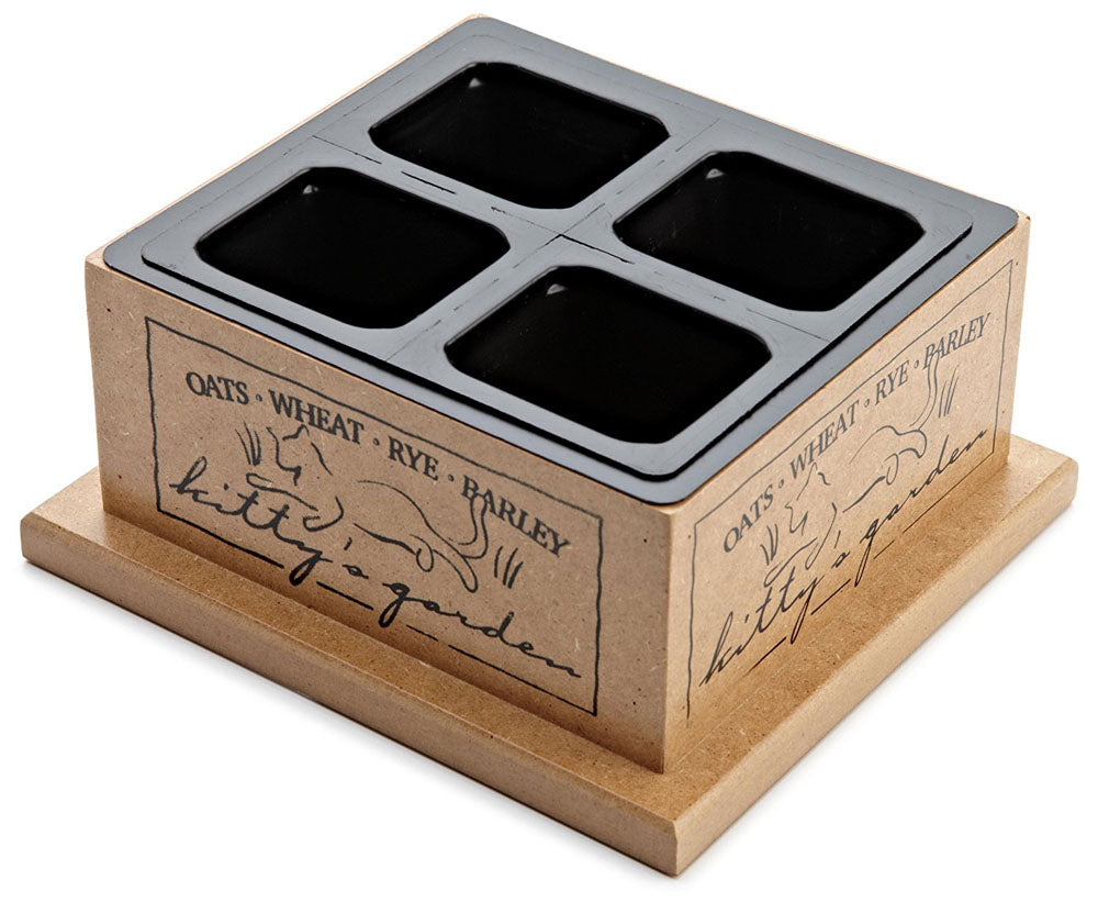 SmartCat Kitty's Garden Edible Grass Planter